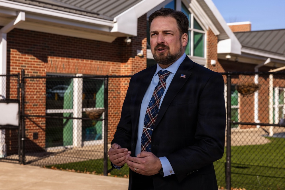 Deputy Assistant Secretary of War for Military Community &amp; Family Policy visits MCB Quantico