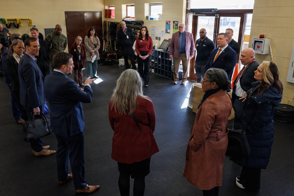 Deputy Assistant Secretary of War for Military Community &amp; Family Policy visits MCB Quantico