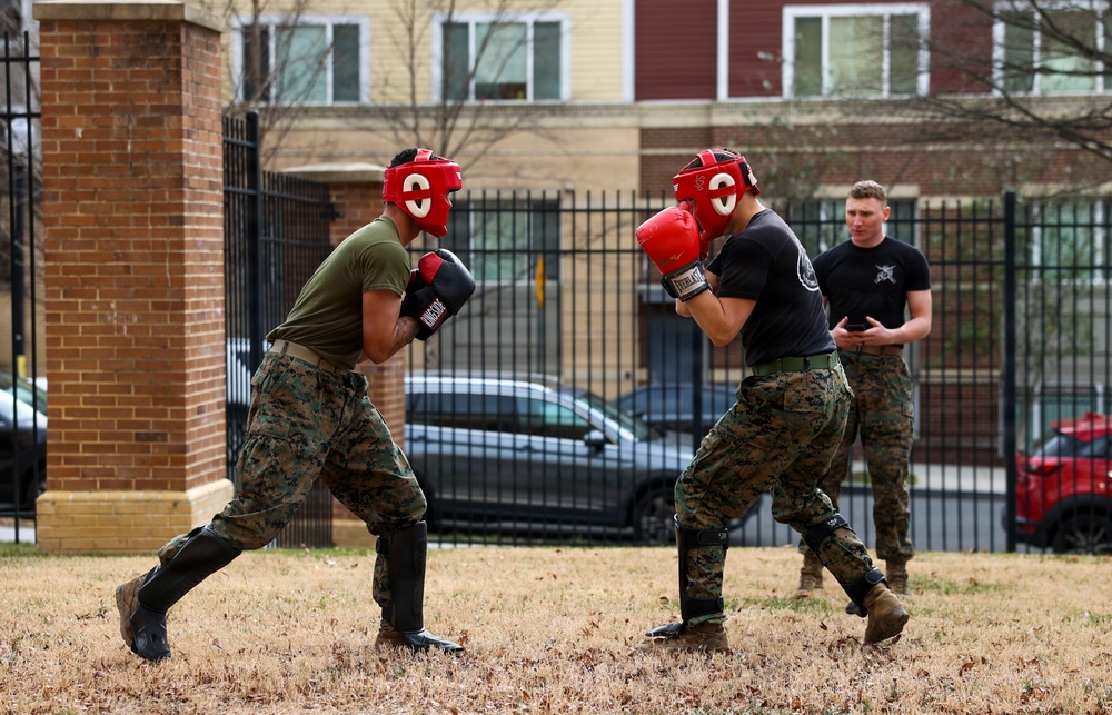 U.S. Marine Corps Silent Drill Selection