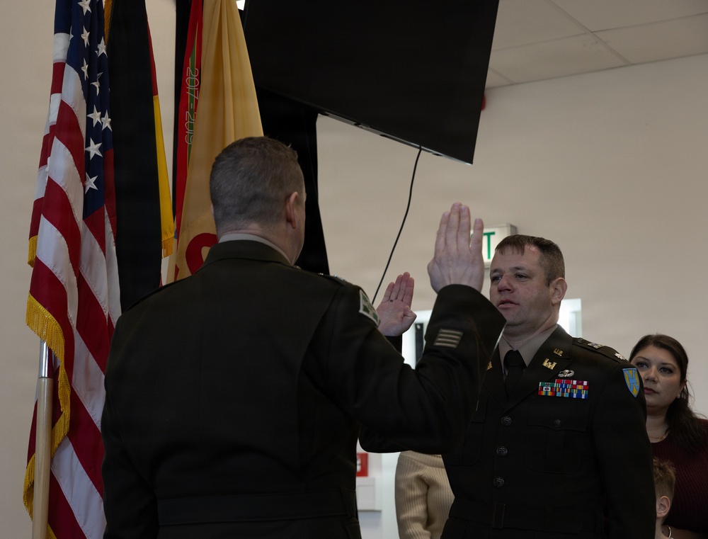 Lt. Col Marshall Wish Promotion