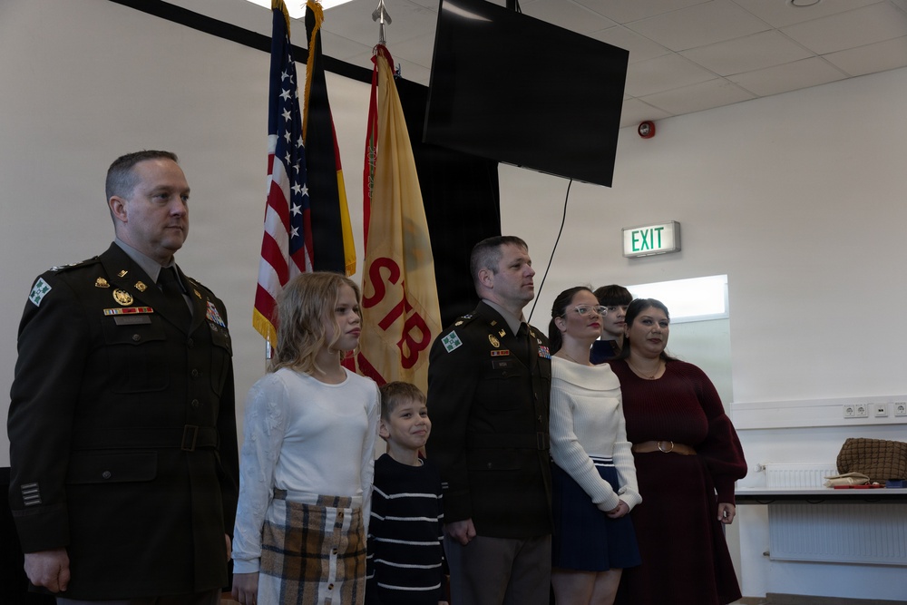 Lt. Col Marshall Wish Promotion