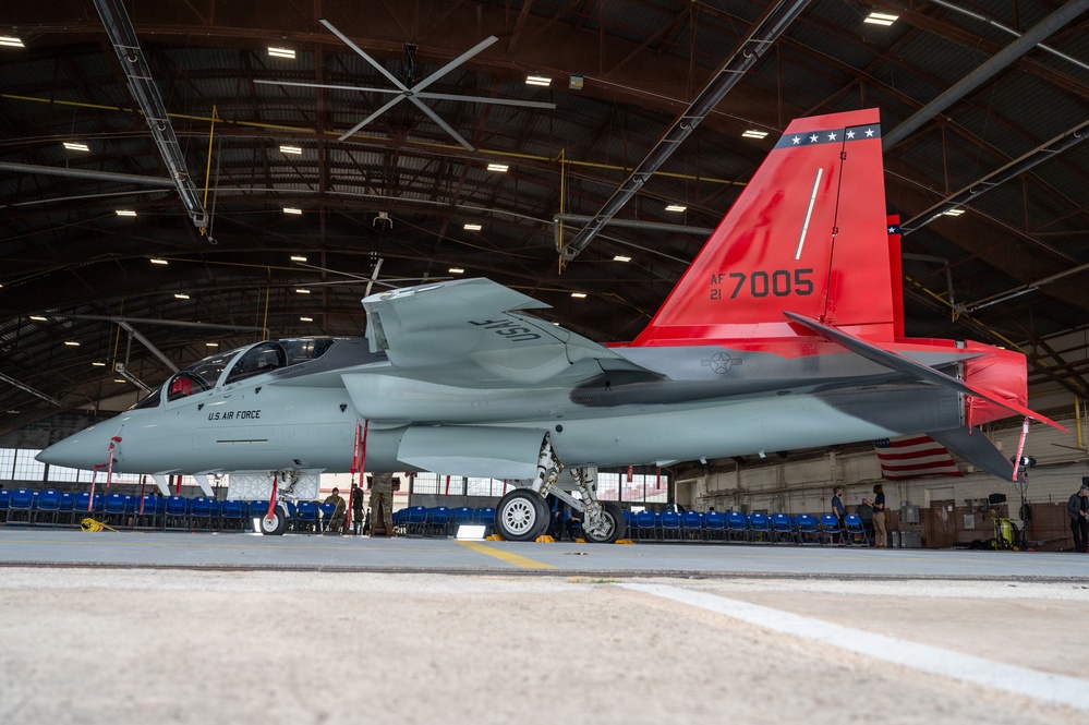 AETC holds T-7A Red Hawk, official arrival ceremony, marking new era in pilot