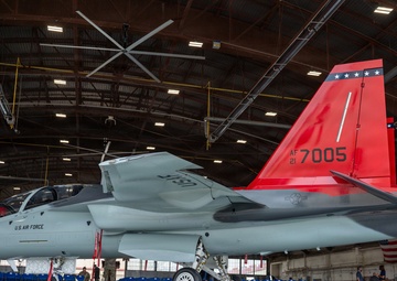 AETC holds T-7A Red Hawk, official arrival ceremony, marking new era in pilot