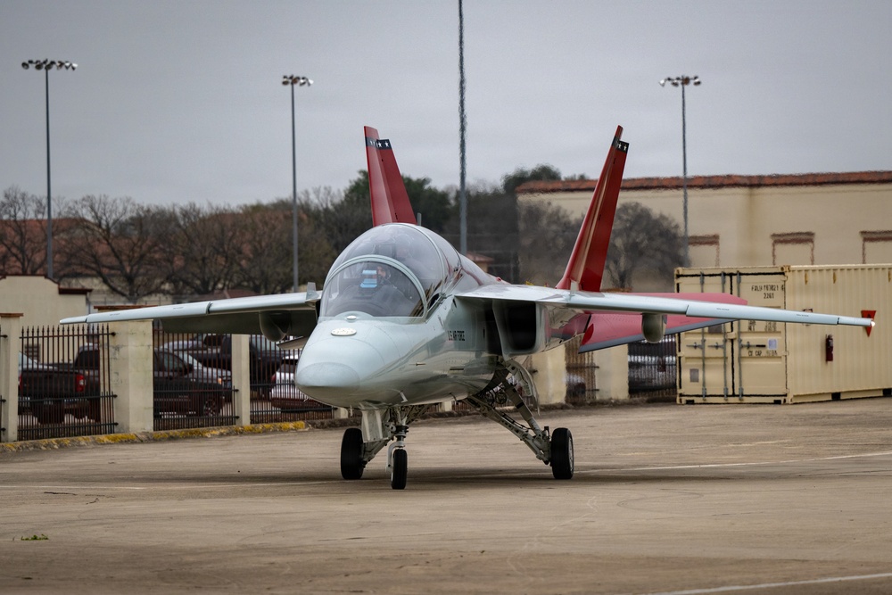 AETC holds T-7A Red Hawk, official arrival ceremony, marking new era in pilot