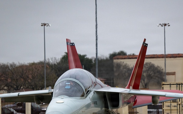 AETC holds T-7A Red Hawk, official arrival ceremony, marking new era in pilot