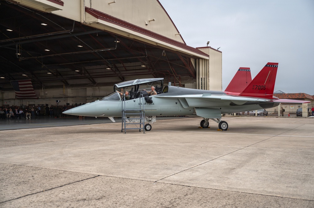 AETC holds T-7A Red Hawk, official arrival ceremony, marking new era in pilot