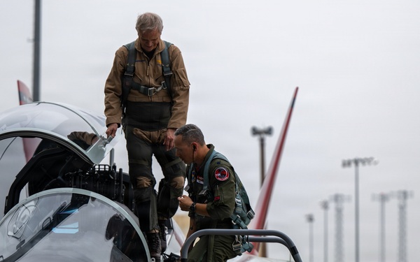 AETC holds T-7A Red Hawk, official arrival ceremony, marking new era in pilot