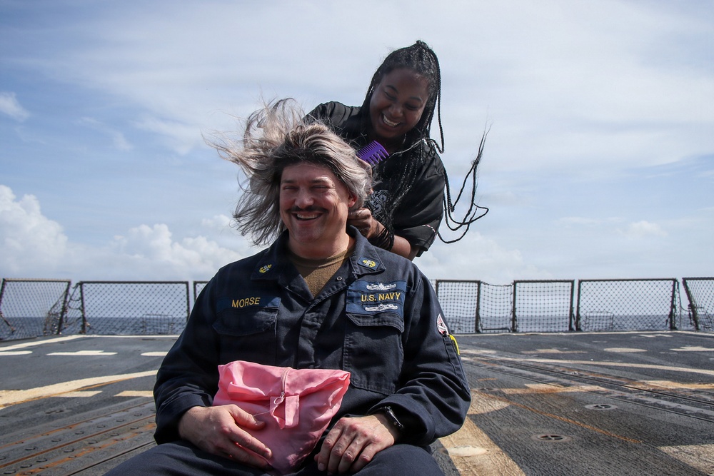 Frank E. Petersen Jr. conducts MWR event