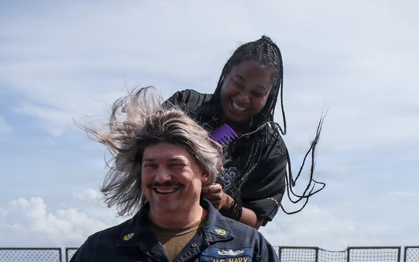 Frank E. Petersen Jr. conducts MWR event