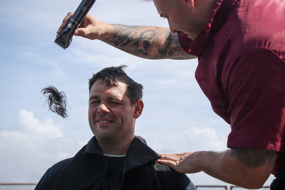 Frank E. Petersen Jr. hosts MWR event