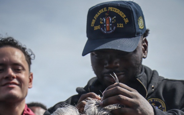 Frank E. Petersen Jr. hosts MWR event