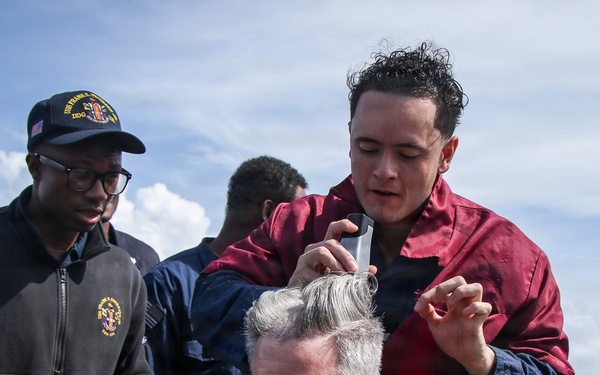 Frank E. Petersen Jr. hosts MWR event