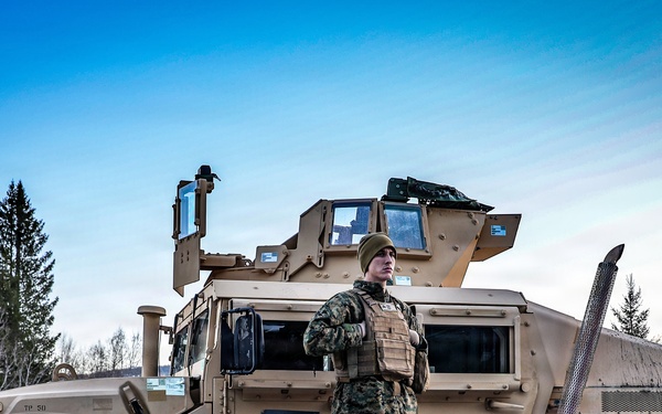 U.S. Marines Prepare and Execute Convoy Operations in Support of Cold Response 26