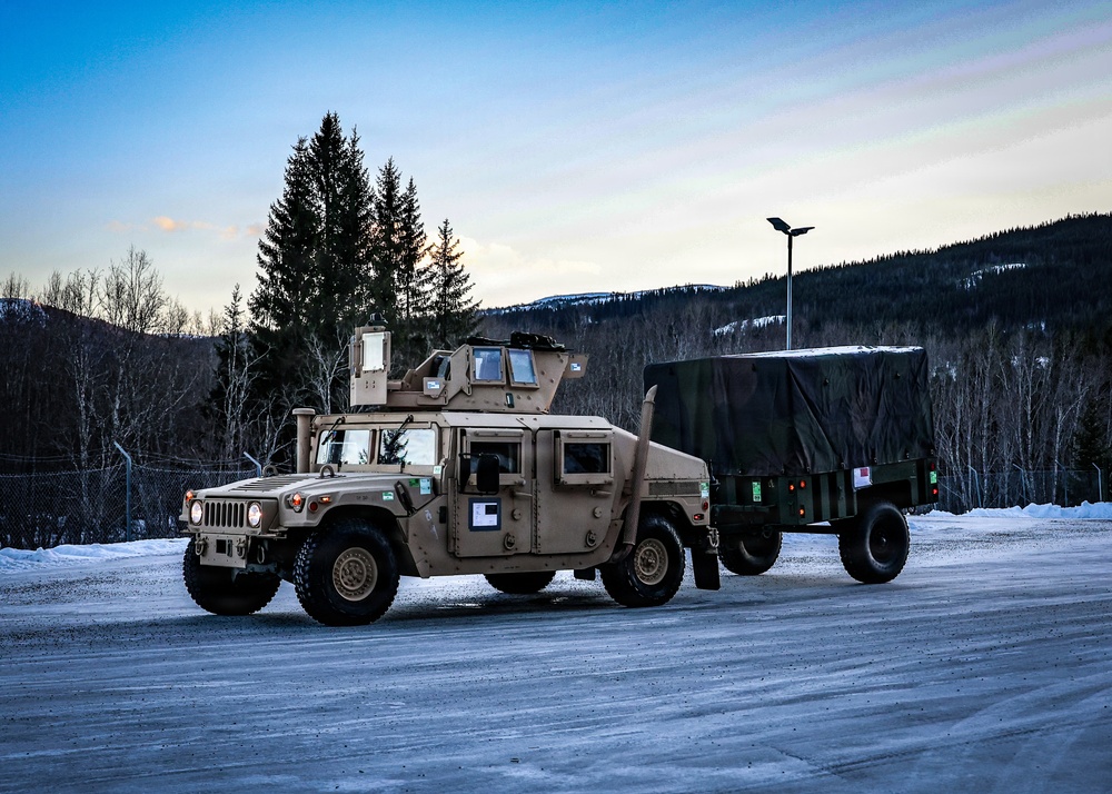 U.S. Marines Prepare and Execute Convoy Operations in Support of Cold Response 26