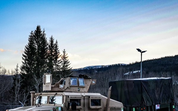 U.S. Marines Prepare and Execute Convoy Operations in Support of Cold Response 26