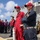 Frank E. Petersen Jr. conducts aircraft firefighting drill