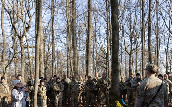 Army nurse promoted during field training exercise in Germany