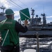Frank E. Petersen Jr. conducts replenishment-at-sea