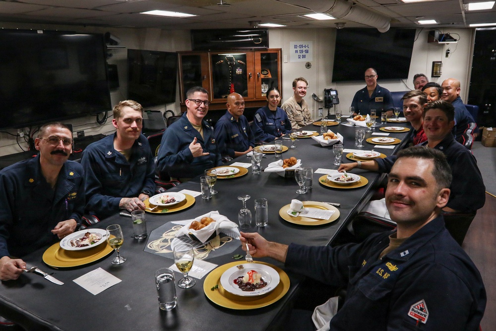 Frank E. Petersen Jr. conducts routine operations