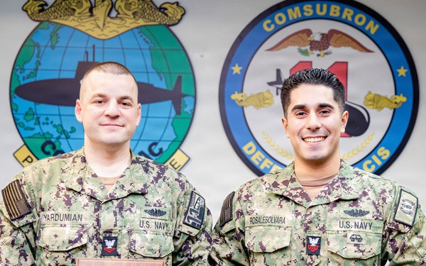 Commander, Submarine Squadron 11 Staff Sailors of the Year