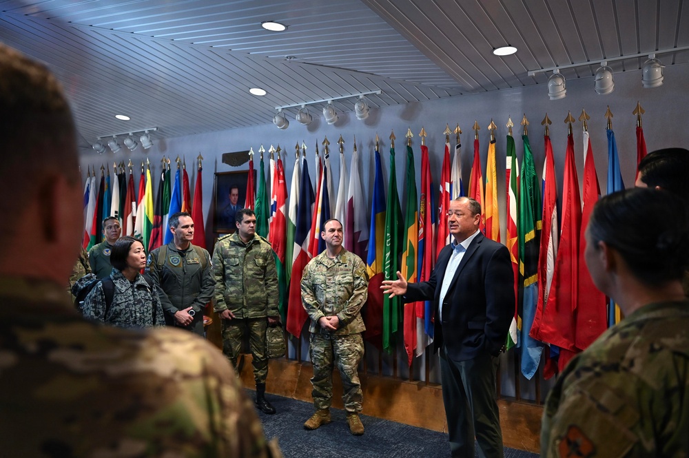 International Air and Space Attaches tour Air University