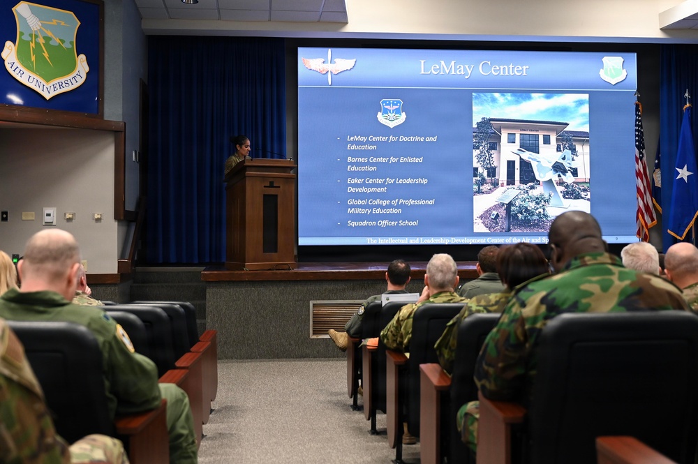International Air and Space Attaches tour Air University