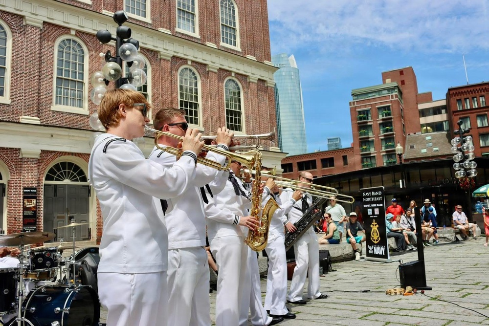 Navy Band Northeast Performs for Navy Week Boston