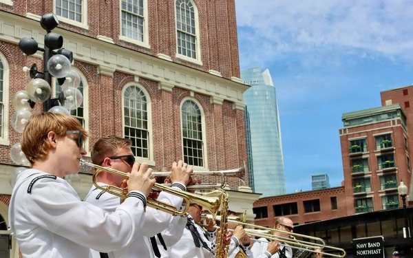 Navy Band Northeast Performs for Navy Week Boston