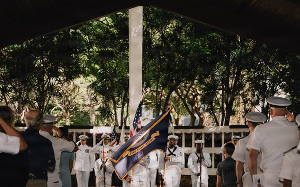 USS Illinois Holds Change of Command Ceremony