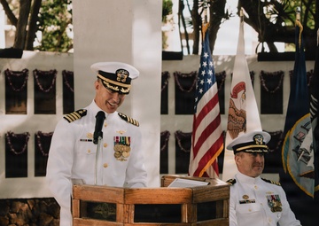 USS Illinois Holds Change of Command Ceremony