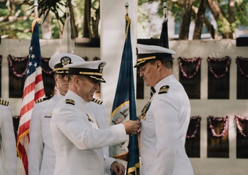 USS Illinois Holds Change of Command Ceremony