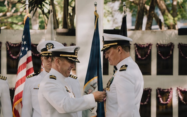 USS Illinois Holds Change of Command Ceremony
