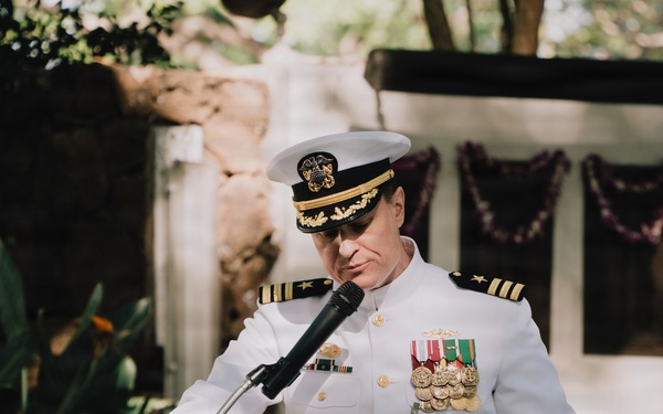 USS Illinois Holds Change of Command Ceremony