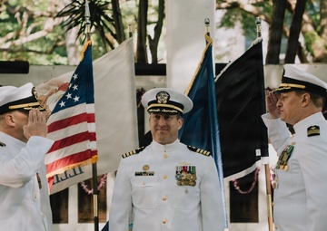 USS Illinois Holds Change of Command Ceremony