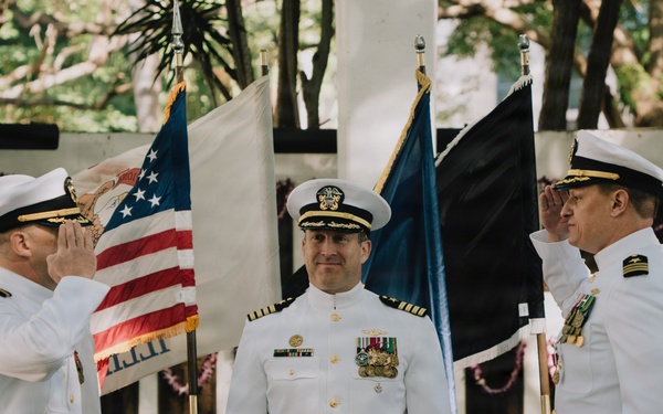 USS Illinois Holds Change of Command Ceremony