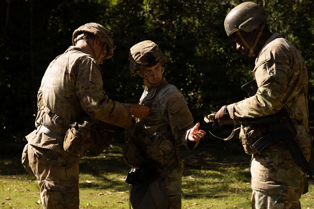 130th Engineer Brigade Soldiers conduct land navigation