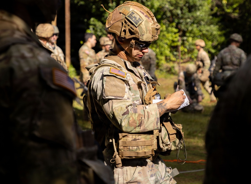 130th Engineer Brigade Soldiers conduct land navigation