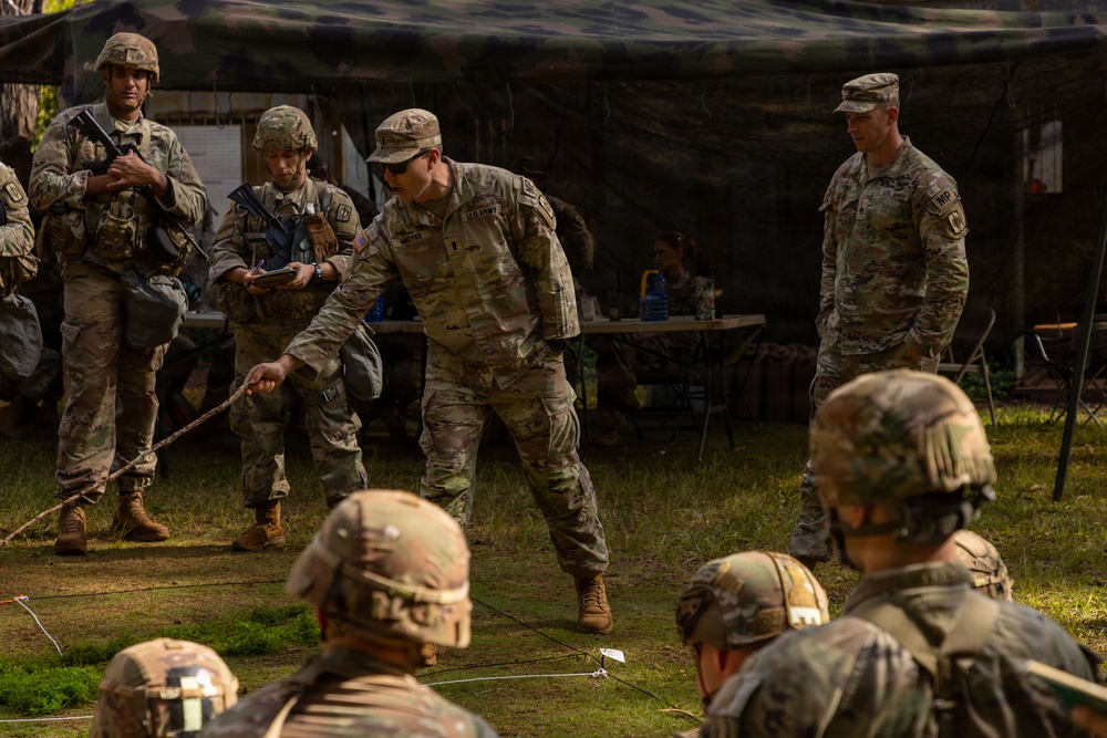 130th Engineer Brigade Soldiers conduct land navigation