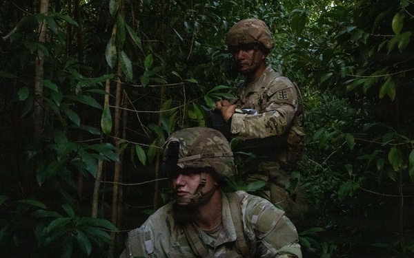 130th Engineer Brigade Soldiers conduct land navigation