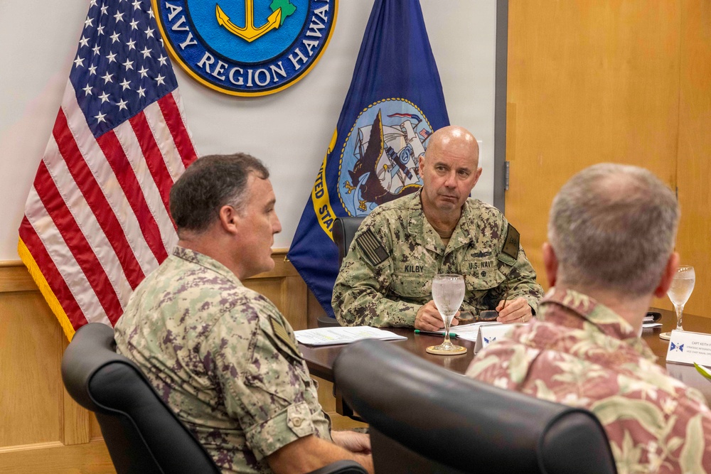 VCNO visits Joint Base Pearl Harbor-Hickam