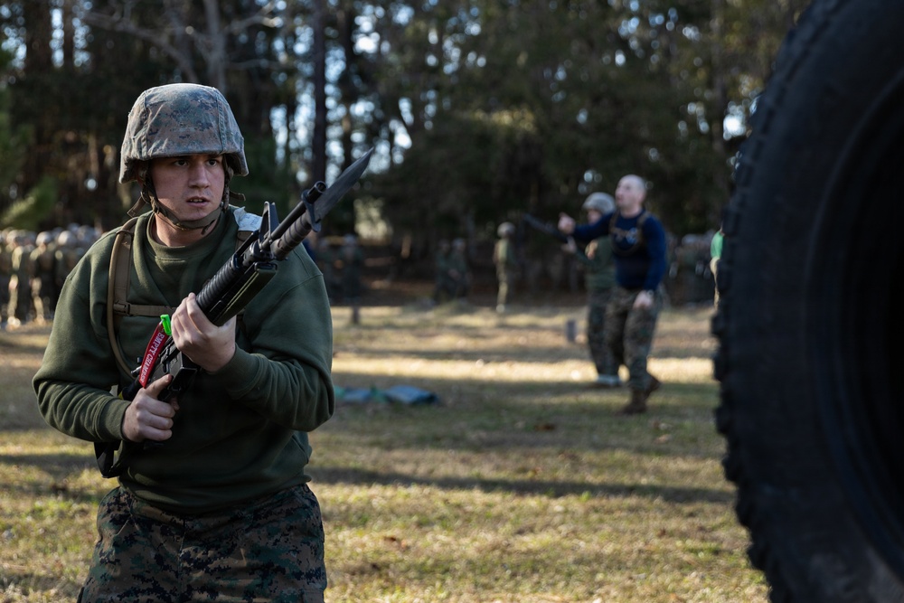 India Company Bayonet Assault Course