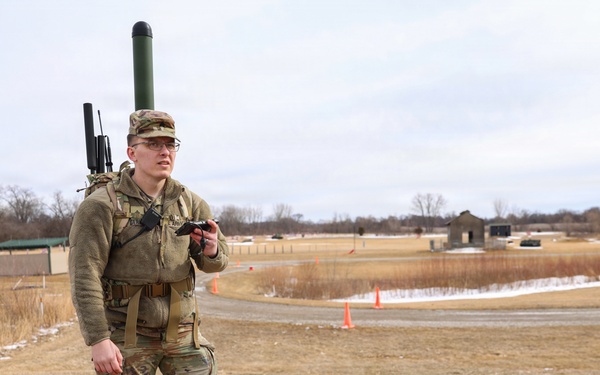 Iowa National Guard Soldiers train on the TLS-Manpack