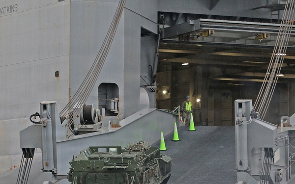 Port of Tacoma Stryker Vessel Upload