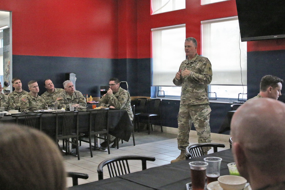 Turbo Fusion logistics sustainment luncheon with Brig. Gen. Gardner