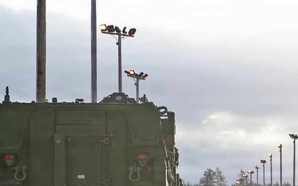 593d CSC Facilitates Railhead Operations for 2-2 KRF Bound Strykers