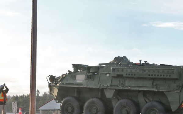 593d CSC Facilitates Railhead Operations for 2-2 KRF Bound Strykers