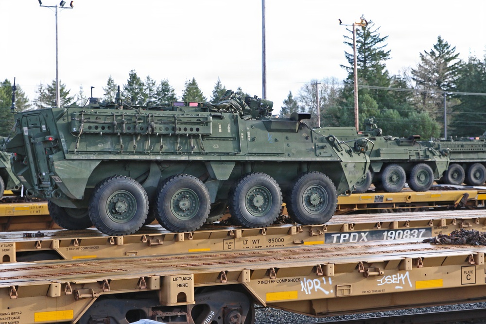 593d CSC Facilitates Railhead Operations for 2-2 KRF Bound Strykers