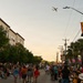 Alamo Wing C-5M Super Galaxy Opens Fiesta Flambeau Parade with Sky-High Salute