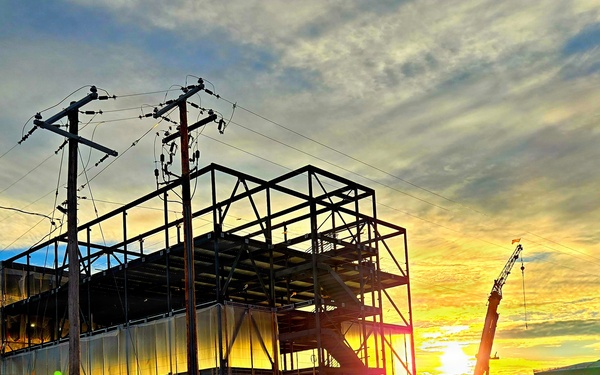 December 2025 construction operations at Collective Training Officers Quarters Project at Fort McCoy