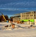 December 2025 construction operations at Collective Training Officers Quarters Project at Fort McCoy